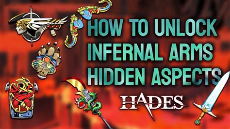 how to unlock all hidden aspects hades